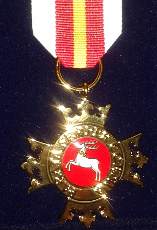 Odznaka honorowa "Zasłużony dla Województwa Lubelskiego" dla Wandy Kociuby